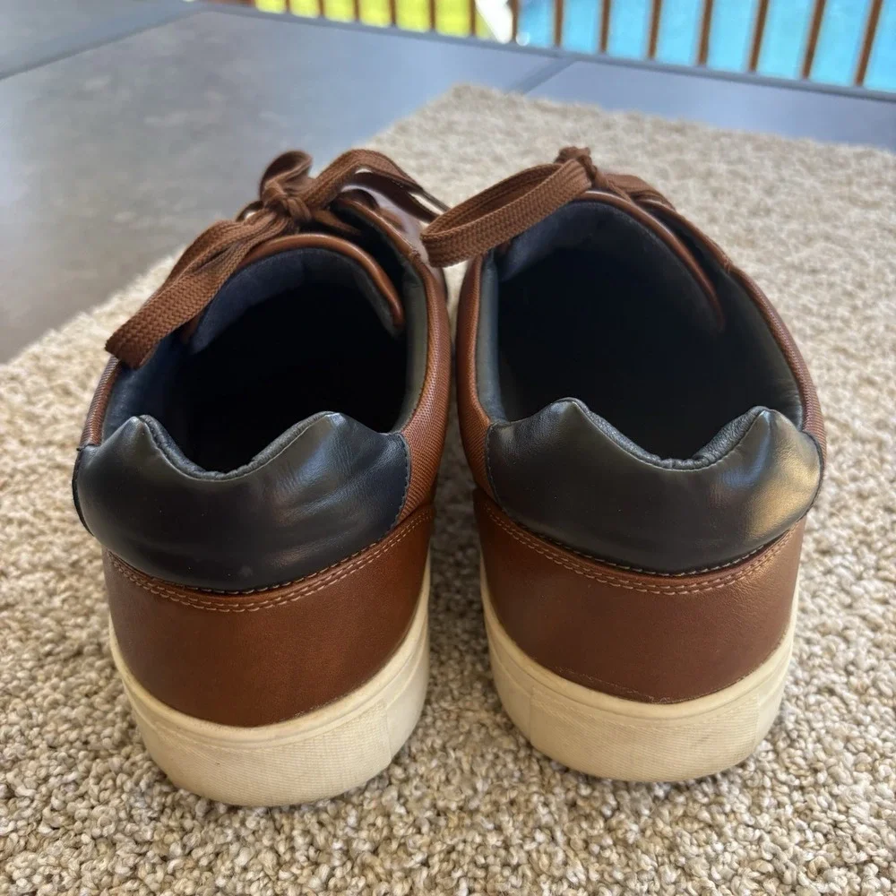 Ashford Hayes Men's Business Casual Shoes Brown Leather Size 11M